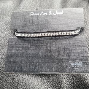 Prime Art & Jewel Swarovski Elements Crystal Ribbon Bracelet NWT